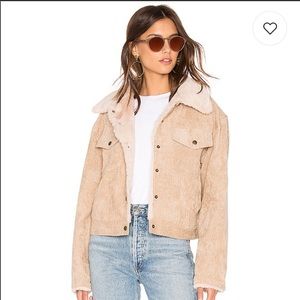 Revolve Minkpink Corduroy Fur-lined Jacket